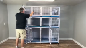 Greenpets Breeding Cage 3 Layer Heavy Duty Rabbit Hamster Mink Farm Animal Breeding Stackable Designe