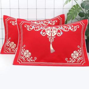 Wedding Layered Gauze Pillowcase 2 Pieces