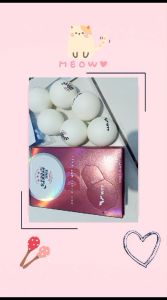 BOLA PINGPONG DHS DJ40+ - BOLA TENIS MEJA PUTIH - BOLA PIMPONG ISI 6 MURAH - BOLA TENIS MEJA TURNAMEN