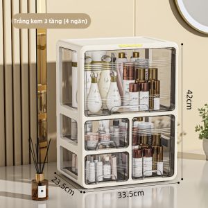 XINGYOU | Hộp Đựng Mỹ Phẩm Chống Bụi Dung Lượng Lớn Kiểu Hộc