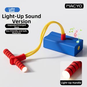 MACYO | Luminous Frog Style Kids Pogo Stick for Height Growth and Balance Training