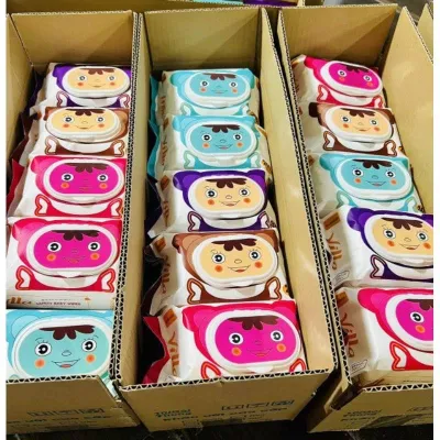 Sỉ combo 10 gói khăn ướt baby wipes 650g mẹ và bé Không mùi không chất độc hại an toàn cho bé ( date:2027)