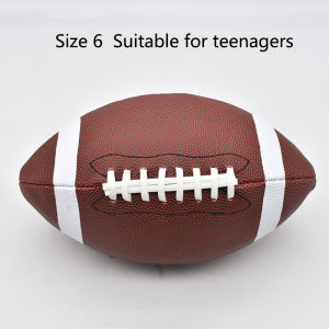 American football soccer rugby association football footy ball Standard size 9 Sports football for men women children