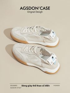 Agsdon l Ballet Training Shoes Breathable Casual Sneakers White