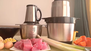 Electric Food Processor Meat Grinder Veggie Chopper Powerful Electric Food Chopper for Baby Food Meats Vegetable and Nuts