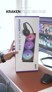 TẢN NHIỆT NƯỚC NZXT KRAKEN PLUS 360 RGB V2 BLACK/ WHITE - Hàng Chính Hãng