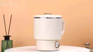 1000ML Foldable Kettle South Korea Foldable Hot Kettle Portable Kettle Thermostatic Kettle Cup Travel Kettle 折叠烧水壶
