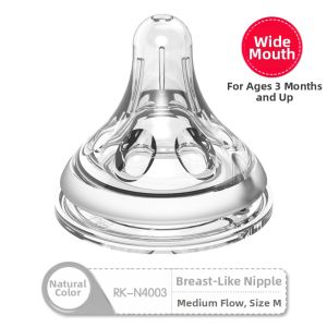 Rovco | Wide Mouth Universal Baby Silicone Nipple