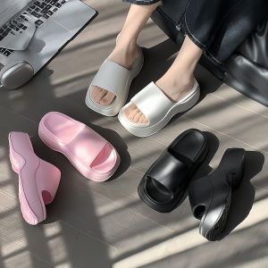 Dép Đế Dày EVA Đế Cao Su Chống Trượt Chống Mùi Giày Lười Thường Ngày Cho Nữ Mùa Hè 2025 Giày Lười Đế Dày