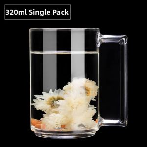 CRISTALGLASS | Premium Tempered Glass Tea Cup with Handle