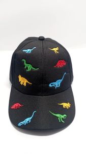 Topi Baseball Anak Laki Laki Perempuan Full Bordir Dino Banyak