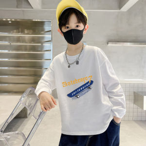 Pure Cotton Good Quality Childrens Clothing Boys T-shirt Long Sleeve Spring/Summer Thin Kids Childrens Boys Tops Bottoming Shirt