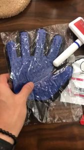 Set 6 Item Pet Comb Cat Grooming  Hair Fur Removal Glove Cutter Nail Comb Combo Set