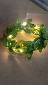 Lampu LED hiasan White Pearl Fairy String Lights 圣诞节婚礼房间暖光装饰灯