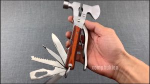 búa rìu nhọn nhổ đinh dùng cứu hộ đa năng cần thiết nhỏ gọn và nhiều chức năng