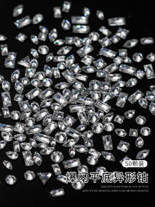 Manicure Drill Decorations Mini Bling Micro Zirconia Flat Bottom Diamond Mixed Super Shiny Nail Art Decorations Fashionable