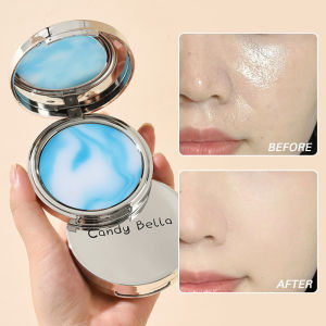 CandyBella Powder Oil Control Long-lasting Powder Cake With Powder Puff Makeup Powder Waterproof Wet Dry Face Powder