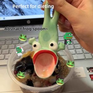 Whimsical Cartoon Ceramic Soup Spoon
