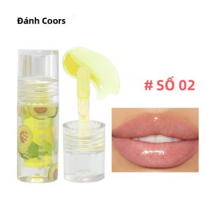 Axit Hyaluronic Lip Oil Plumping Gloss Chăm Sóc Trong Suốt Dưỡng Ẩm Công Thức Trái Cây Dưỡng Ẩm Làm Mờ Nếp Nhăn Hiệu Ứng Gương Lâu Dài 35ml