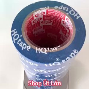 Băng keo giấy màu xanh dương rộng 1.5cm dài 50 mét lõi giấy 3mm 1 cây 18 cuộn giá tại xưởng
