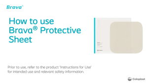 Coloplast CP 3210 (CP 32105) BRAVA PROTECTIVE SHEET 10X10CM OSTOMY Adjustable CP32105