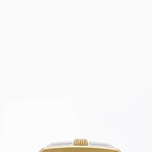 Fossil Male Crosby Analog Watch ( FS6123 ) - Quartz Two Tone Case Rectangle Dial 22 MM MULTICOLOR Stainless Steel Band