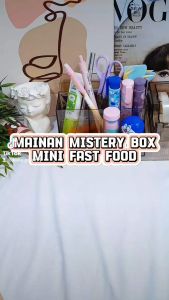 Mainan Misteri Box Mini isi Makanan Fast Food Clay Super CUTE LUCU / Mainan Misteri Kardus Imut isi Resin Foodies Imut Unik Kado Hadiah Anak Kekinian Best Seller Harga Termurah