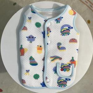 Pure Cotton Air Cotton Dog Vest Sleepwear Home Clothes for Schnauzers Teddy Bichon Winter Pet Clothes Casual Style Vest