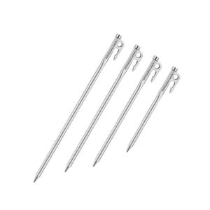 TSINGTON | Outdoor Stainless Steel Tent Pegs with Hammer Set