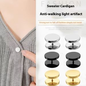 2/6Pcs simple screw buckle - anti-light button seam-free removable design suitable for cardigan sweaters knitted sweaters fix