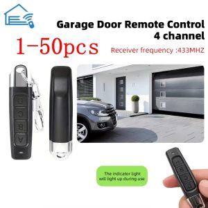 50PCS 433mhz Remote Control Duplicator Universal Remote key Copy Clone Replacement Garage Door Keychain RF 433Mhz Transmitter