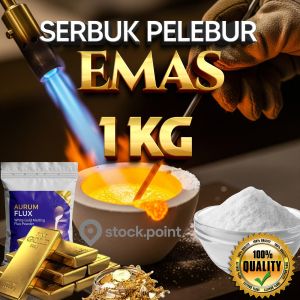 Bahan Serbuk Pelebur Flux Logam Emas Paladium 1 Kg