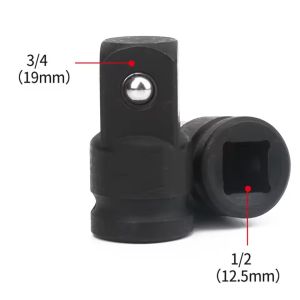 Pneumatic Wrench Socket Adapter Kit 1/2" to 3/8" 3/8" to 1/4" 3/4" to 1/2" with Ratchet for Maintenance Tools