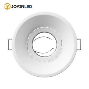 JOYINLED Đèn Trần Âm Trần Khung Đèn LED Có Thể Điều Chỉnh Cho Bóng Đèn GU10 MR16 Đen Trắng 60mm Hình Vuông Tròn Cutout
