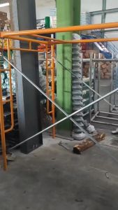 นั่งร้านก่อสร้าง เหล็กหนา 1.4-1.8มม. ขนาด 187x126x170 cm