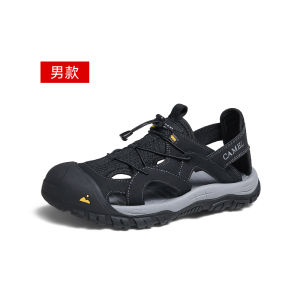 รองเท้าแตะกลางแจ้งสำหรับผู้ชาย Camel G14M307699 รองเท้าแตะกันลื่นสำหรับเดินเล่นชายหาดในช่วงฤดูร้อน รองเท้าแตะแบบสวมสำหรับผู้ชายและผู้หญิง