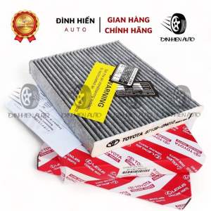 Lọc lạnh điều hoà Toyota và Lexus: Vios Innova Fortuner Hilux Veloz Hiace Altis Yaris Camry Raize Corolla Cross Siena Land Cruiser Avanza Lexus RX350 GS350 LS460L LX460 LX570 (Mã: 871390N010 / 871390K090)