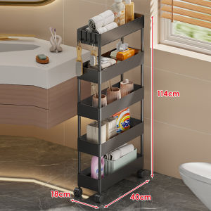 Ljxz | Bathroom Storage Rack Sliding Multi-level