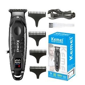 Kemei KM-2288 Professional Hair Clipper For Men Hair Trimmer LCD Digital Display Bass Noise Barber Clippers