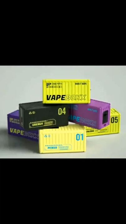 The Vault Vapeboxx 12k 12000 Full Set Ready Stock 