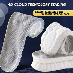 4D Cloud Insoles for Men & Women - All-Day Comfort Arch Support & Shock Absorption for Standing Work Sports​