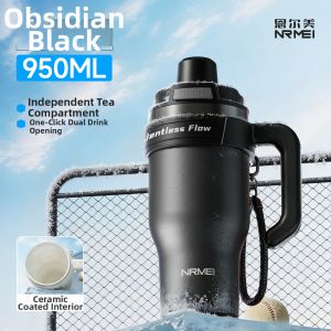 NRMEi | Jumbo Ice King Ceramic Lined Water Bottle Portable for Car Sport