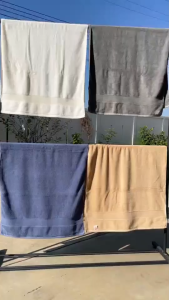 ผ้าเช็ดตัวโรงแรม 800g 90*180cm // 18ปอนด์ 70*140cm Cotton100% ทอด้ายคู่ หนานุ่ม คุณภาพเกรดโรงแรม