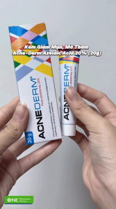 Kem Acne Derm Kwas Azelainowy 20% Giảm Mụn Mờ Thâm Làm Trắng Da - 20g