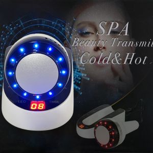 Blue Light Ice Hammer Facial Massage Instrument Home Use Essential Oil Introduction Pore Shrinking Rechargeable Beauty Device