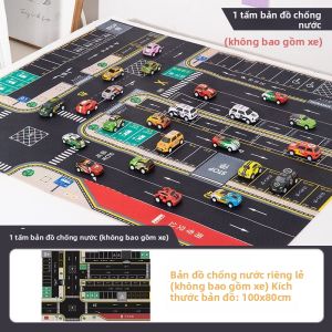 Bản Đồ Thành Phố Giao Thông Giáo Dục Có Bãi Đỗ Xe Chống Nước