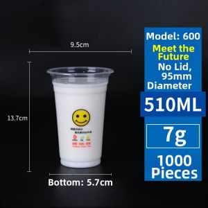 Transparent Sealable Plastic Cup