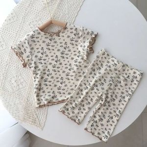 Cooling Air-Conditioned Outfit for Baby Ice Silk Shorts and T-Shirt
