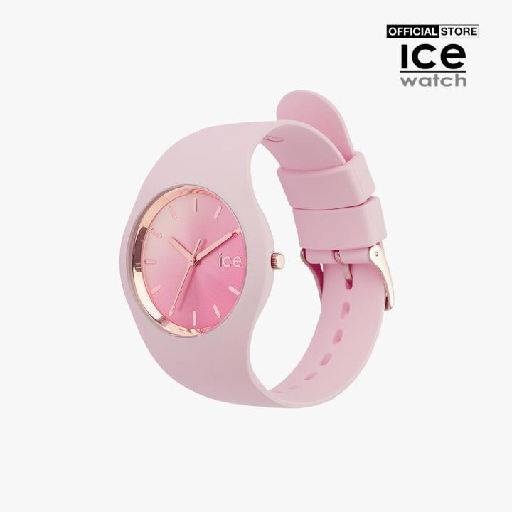 Đồng hồ nữ ICE mặt tròn dây silicon 40mm 015747-0000-13 hover