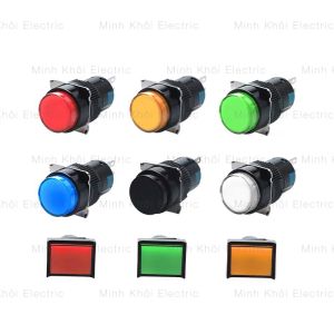 Nút nhấn nhả phi 16 vuông và tròngnút nhấn tủ điện chống nước nút nhấn nhả nút ấn nhả nút ấn nhả 16mm